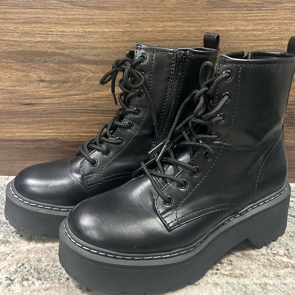 Target Black Combat Boots for Women